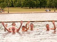 Summer in the Park - Friends' Chairman makes a splash!